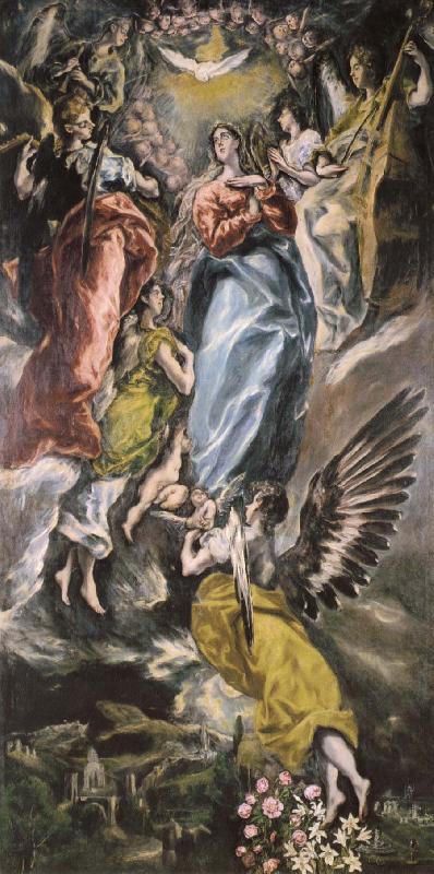 El Greco The Immaculate Conception France oil painting art